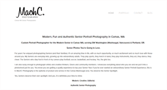 Desktop Screenshot of machcphotography.com