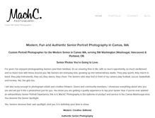 Tablet Screenshot of machcphotography.com
